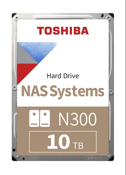 10TB TOSHIBA N300 RV 7200RPM 512MB MN10ADA10TS ürün görseli 1