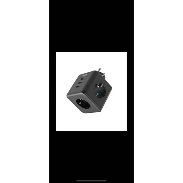 Ars Termal Akım Korumalı 3'lü Duvar Tipi Priz 3 Usb'li Küp Priz - Resim 2