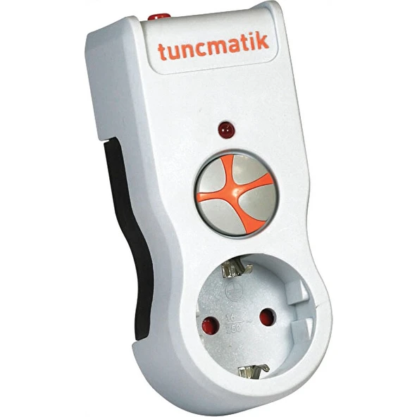 Tunçmatik Akım Korumalı Priz Tekli Beyaz - Resim 2