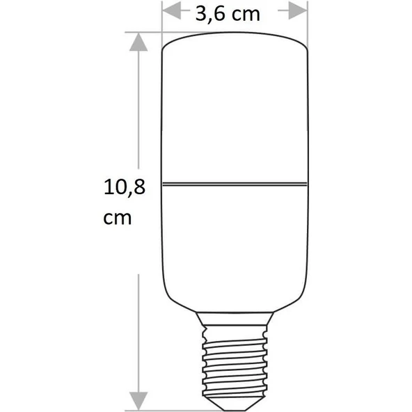 Cata CT-4092 9W/3200K E14 LED Ampul (GÜNIŞIĞI-12ADET) Cata - Resim 2
