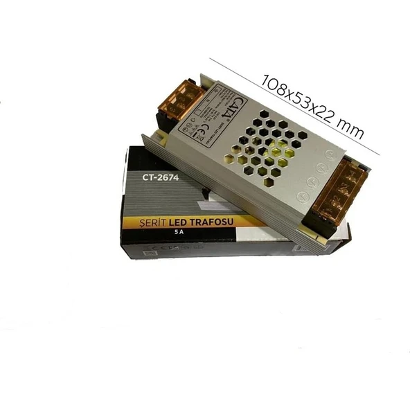 Store Ct 2674 5 Amper 60W Süper Slim Trafo ürün görseli 1