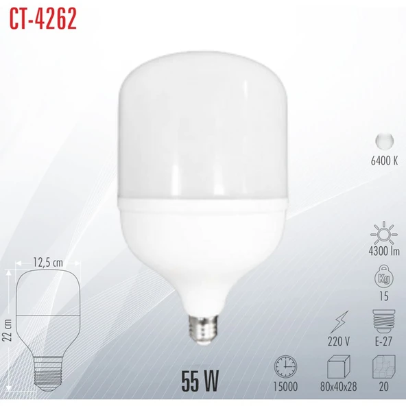 Cata CT-4262 55W LED Ampul ürün görseli 1