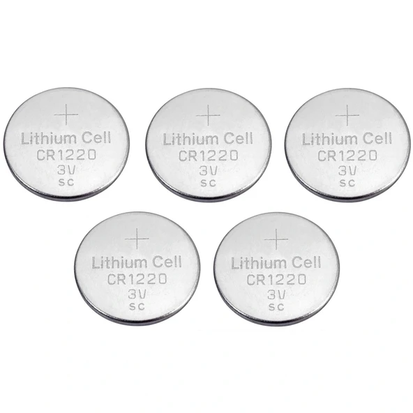 Yuma Cr1220 Süper Lityum 3v 5’li Kart Düğme Pil - Resim 2