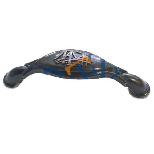 Dekoratif Zamak Boğaziçi Kulp - 64mm, Eskitme, 100 Adet ürün görseli 1