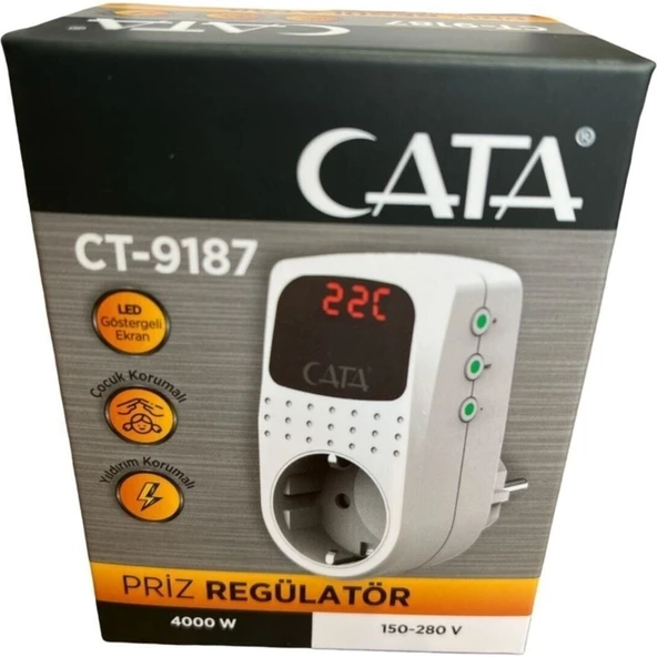 Mediterian Ct 9187 Akım Korumalı Priz Regülatör CT-9187 ürün görseli 1
