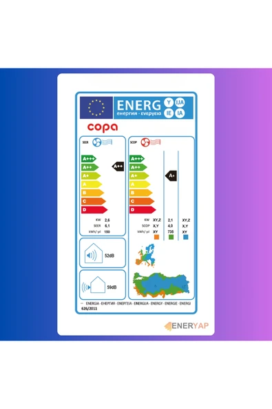 copa VİVA 9.000 BTU SPLİT İNVERTER KLİMA - MONTAJ DAHİL - Resim 2