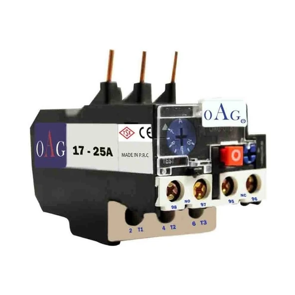 Oag 17-25A Geçmeli Tip Termik Röle ürün görseli 1