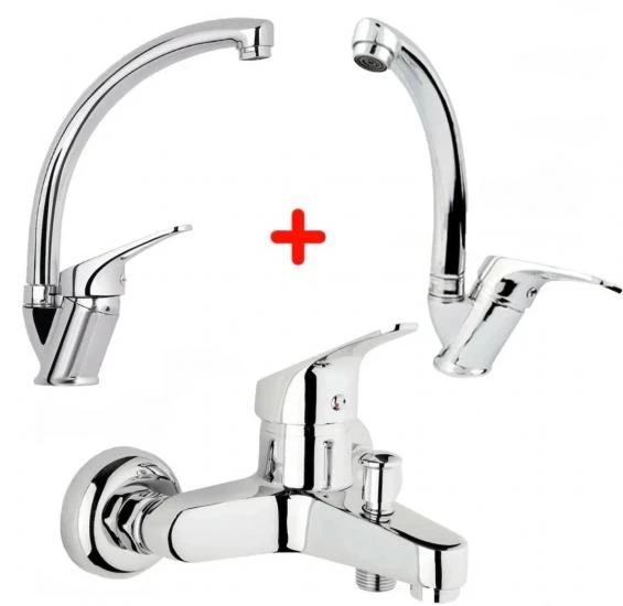 Mix Banyo Bataryası Lavabo - Evye 3 Lü Avantajlı Set ürün görseli 1