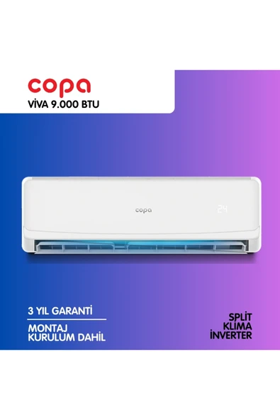 copa VİVA 9.000 BTU SPLİT İNVERTER KLİMA - MONTAJ DAHİL ürün görseli 1