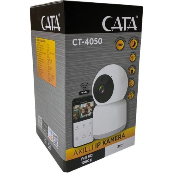 Cata Akıllı Kamera Ip Full Hd 1080P CT-4050 -4050 ürün görseli 1