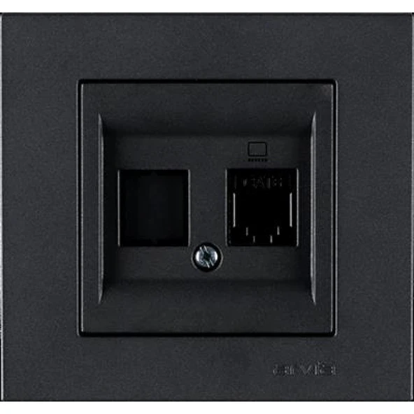 Arvia Karen Füme Cat6 Data Prizi Çerçevesiz ürün görseli 1