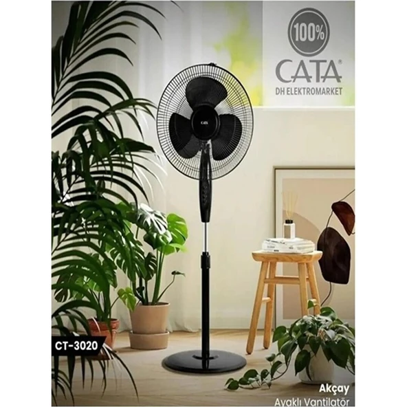 Cata CT-3020 Akçay 38W Ayaklı Vantilatör ürün görseli 1