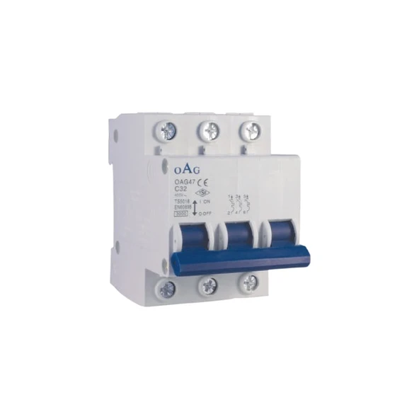 Oag 3 x 16A Ka Otomat Oag ürün görseli 1