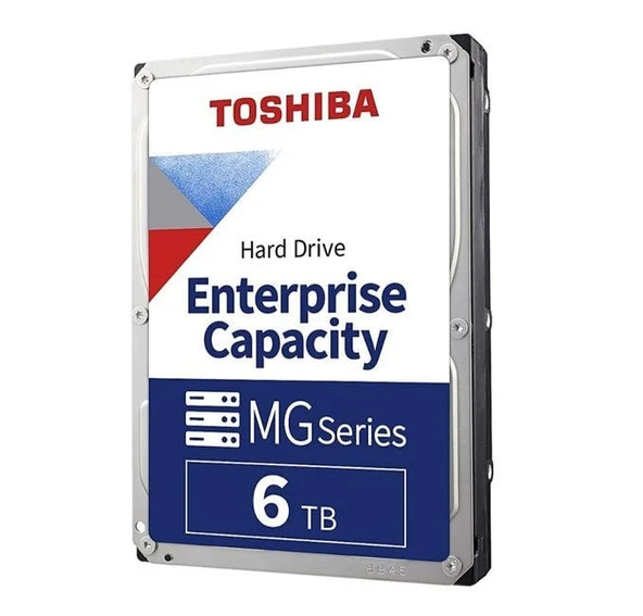 6TB TOSHIBA 7200 MG512E 7/24 SATA 512MB MG10ADA600E ürün görseli 1