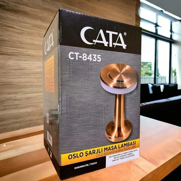 Cata CT-8435 Oslo Şarjlı Masa Lambası ürün görseli 1