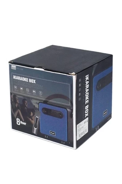 Bts-1688 Yeşil Mikrofonlu Karaoke Bluetooth Hoparlör - Resim 5