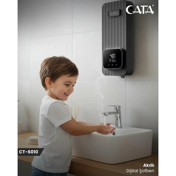 Cata Akıllı Dijital Şofben 5500W CT-6010 - Resim 3