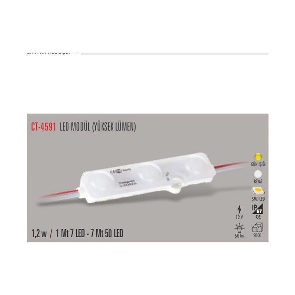 Cata Ct-4591 1,2W G.ışığı Modül LED ürün görseli 1