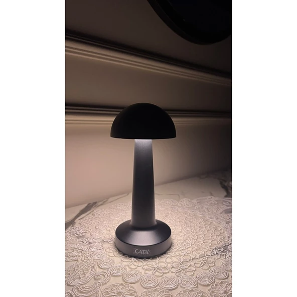 Cata Ct 8428 Lizbon Siyah Şarjlı Masa Lambası - Resim 3