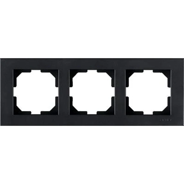 Arvia Karen Füme Üçlü Çerçeve ürün görseli 1