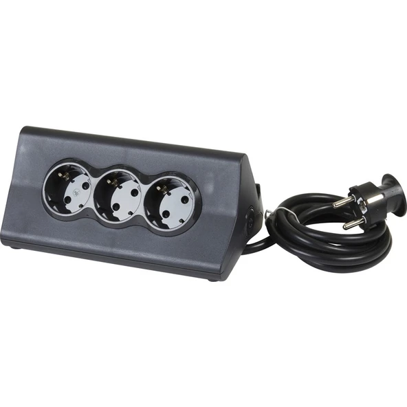 Legrand 694811 3 Priz + 2 USB Li 1,5 Metre Kablolu Grup Priz - Resim 3