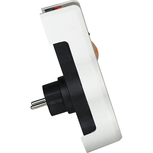 Tunçmatik Akım Korumalı Priz Ikili Beyaz - Resim 3