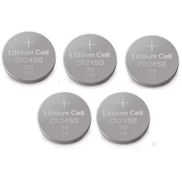 Yuma Cr2450 Süper Lityum 3v 5’li Kart Düğme Pil ürün görseli 1