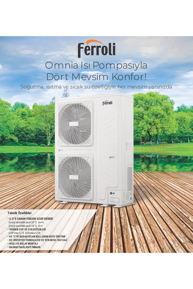 Ferroli Isı Pompası Omnia 12 Kw - Resim 2