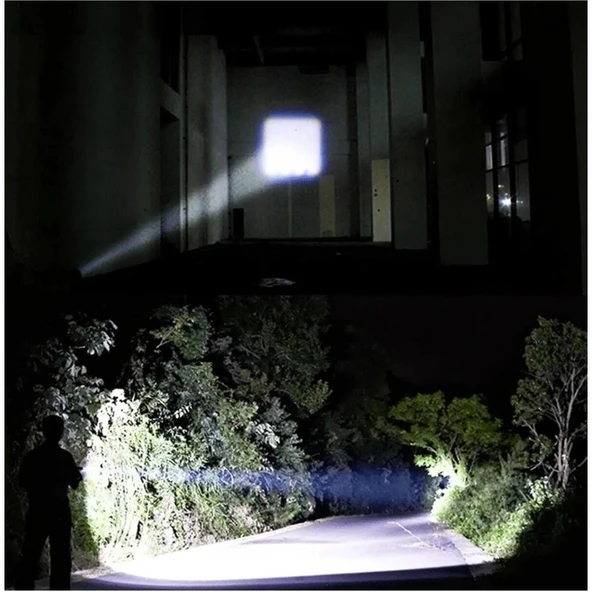 Cata Flaşörlü Şarjlı Polis El Feneri 3 Fonksiyonlu 8024 CT-8024 - Resim 5