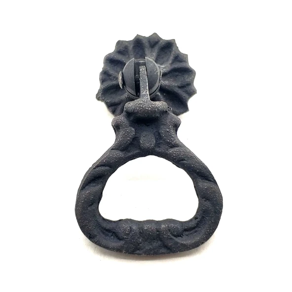 Antika Tarz Dekoratif Pirinç Kalp Sarkaç Mobilya Kulbu - 25 Mm, Oksit ürün görseli 1