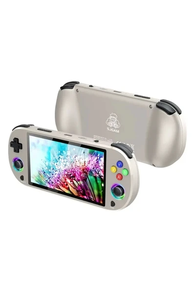 M22 Pro Retro Oyun Konsolu 5.0 ’’ıps Ekran Dahili 20000+ Oyun Emülatörleri Rgb Led Joystick ürün görseli 1