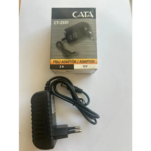 Cata CT-2551 Fişli Adaptör 2A ürün görseli 1