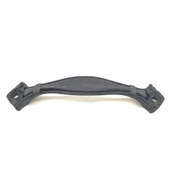 Antika Tarz Dekoratif Pirinç Deste Mobilya Kulbu - 25x120 Mm, Oksit ürün görseli 1