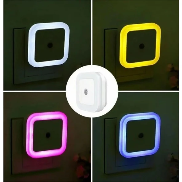 Cata CT-9500 1W Fişli Sensörlü Gece Lambası Mavi - Resim 2