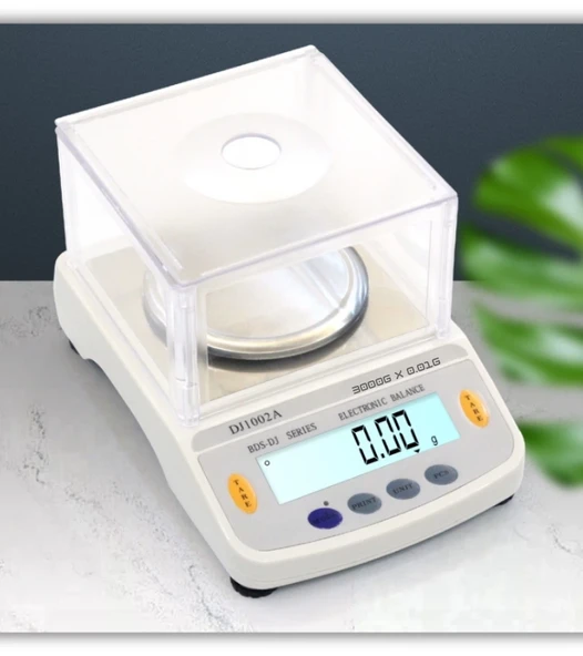 Dj602a Kefeli Hassas Terazi 3000 G Kapasiteli, 0.01 G Hassasiyetle Profesyonel Ölçüm - Resim 5