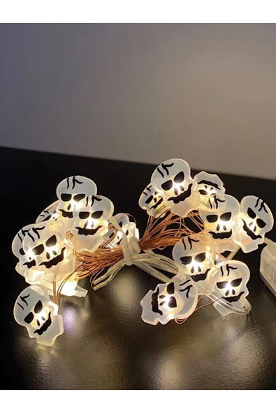 MAGICLEDCORNER Halooween Kurukafa Led Işık Pilli ürün görseli 1