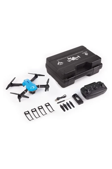 Yıldız İHA İlk Dronum Katlanır Çift Kameralı Tek Tuşla Iniş Kalkış Başlangıç Drone Modeli (3 Bataryalı) - Resim 8