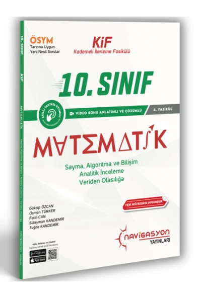 10. Sınıf Matematik Kademeli İlerleme Fasikül Seti (MEB Müfredatına Uygun-ÖSYM Ayarında) - Resim 6