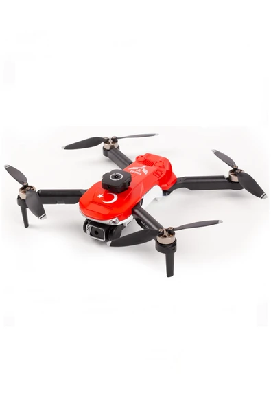 Yıldız İHA HEKİ SkyMaster Fırçasız Motor, Çift Kameralı Engel Sensörlü Hobi Dronu (Kırmızı, 1 Bataryalı) ürün görseli 1