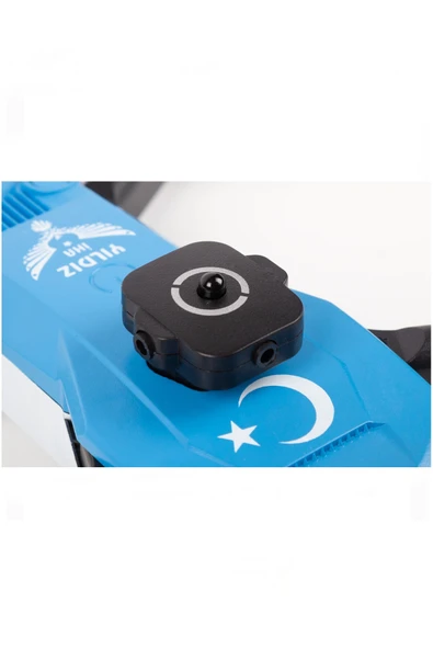Yıldız İHA HEKİ SkyMaster Fırçasız Motor, Çift Kameralı Engel Sensörlü Hobi Dronu (Mavi, 2 Bataryalı) - Resim 6