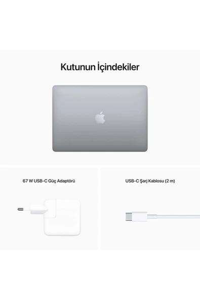 Macbook Pro 13.3" M2 10c Gpu 8 Gb 512 Gb Ssd Uzay Grisi - Resim 8
