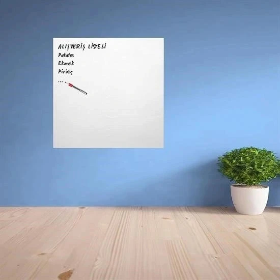 BUFFER® Ders Çalışma Yazı Tahtası Manyetik Mıknatıslı Duvar Stickerı ürün görseli 1