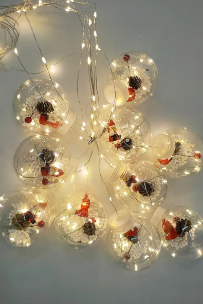 MAGICLEDCORNER Kartopu Yılbaşı Perde Led Işık - Resim 3