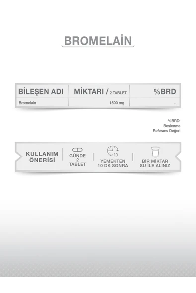 Goodday Bromelain 30 Tablet 3 Adet - Resim 7