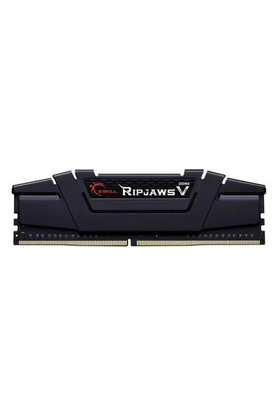 G.Skill RipjawsV Siyah 8GB 3200MHz CL16 DDR4 PC Ram F4-3200C16S-8GVKB ürün görseli 1