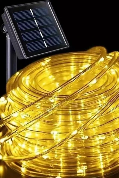 MAGICLEDCORNER Solar Tüp Hortum Led 10 Metre Bahçe Aydınlatma - Resim 2