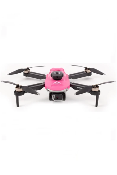 Yıldız İHA HEKİ SkyMaster Fırçasız Motor, Çift Kameralı Engel Sensörlü Hobi Dronu (Pembe, 2 Bataryalı) - Resim 4