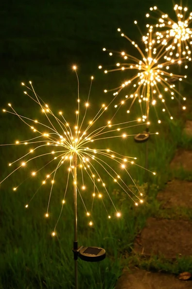 MAGICLEDCORNER Solar Karahindiba Bahçe Işıkları 2´li Set ürün görseli 1