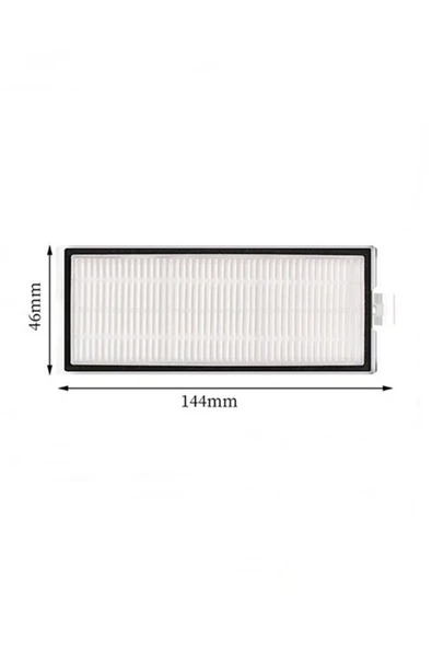 Rovexa Roborock Q7 Max & Q7 Max Plus Uyumlu 5 Parça Siyah Yan Fırçalı Set - Resim 2