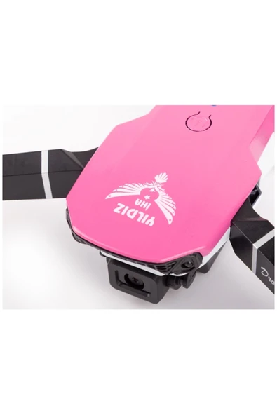 Yıldız İHA İlk Dronum, Katlanır Çift Kameralı Tek Tuşla Iniş Kalkış Başlangıç Drone Modeli (PEMBE) - Resim 7